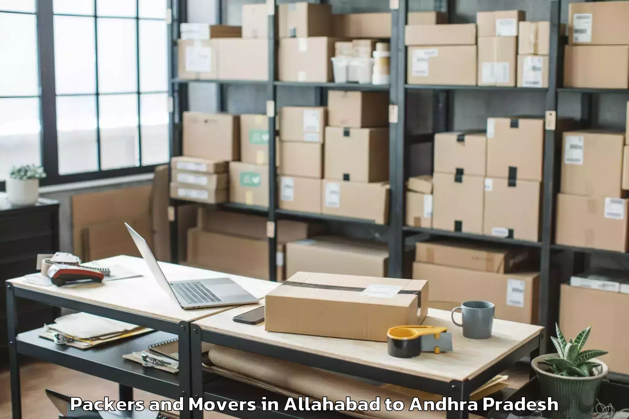 Book Allahabad to Pedagantyada Packers And Movers